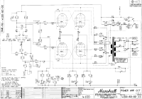 Marshall 4100-Power-Amp-4100-60-02-Issue-11-2 - Schematic